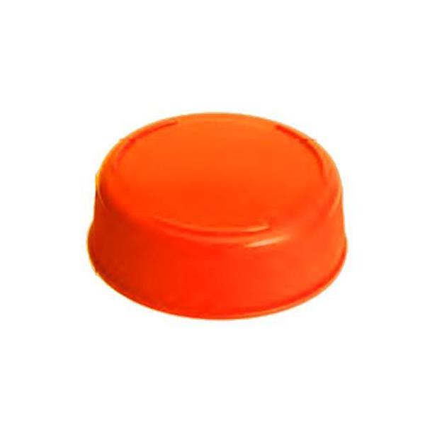 Tablecraft 63 mm Orange Invertatop™ Cap 63FCAPX